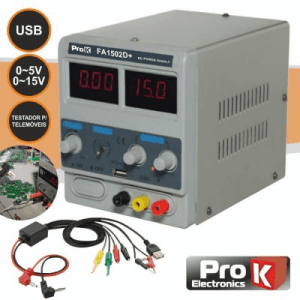 Fonte Alimentação Digital 0-15V 0-2A Prok