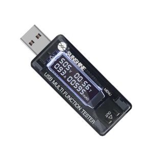 Teste de Tensão e Corrente USB Sunshine