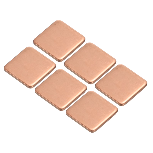 Pads Térmicos em Cobre 15x15x1mm