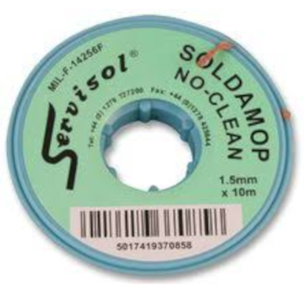 Soldamop No-Clean 1.5mm Desoldering Wick