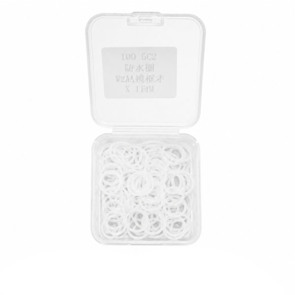 100Pcs Back Camera Waterproof Rubber Ring for iPhone Series 11/12 white
